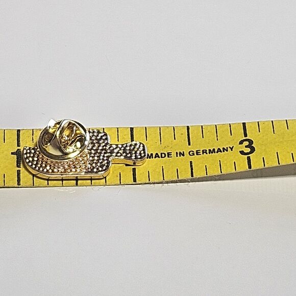 Gold Tone Pink Orange Yellow Enamel Popsicle Pin Lapel Hat - Picture 5 of 9